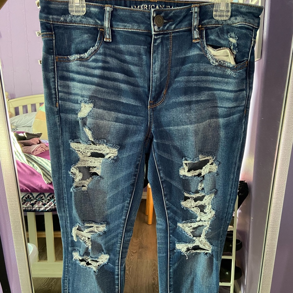 Ripped American Eagle Jeans